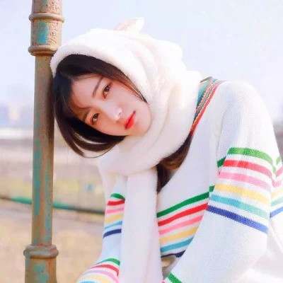 真人可爱小清新女生头像图片