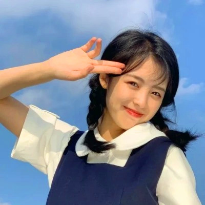 真人可爱小清新女生头像图片