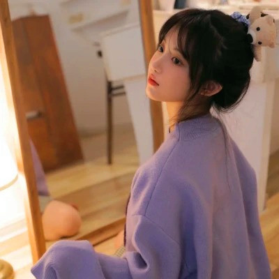 真人可爱小清新女生头像图片