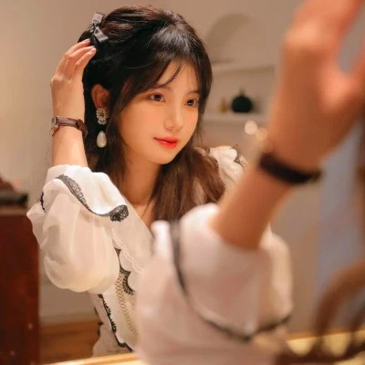 真人可爱小清新女生头像图片
