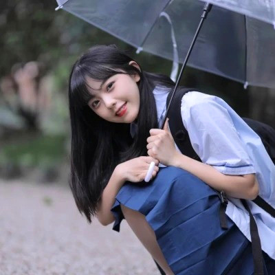 真人可爱小清新女生头像图片