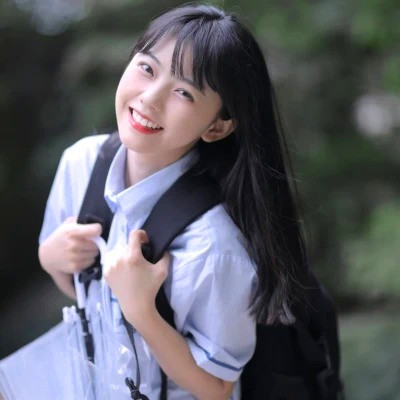真人可爱小清新女生头像图片