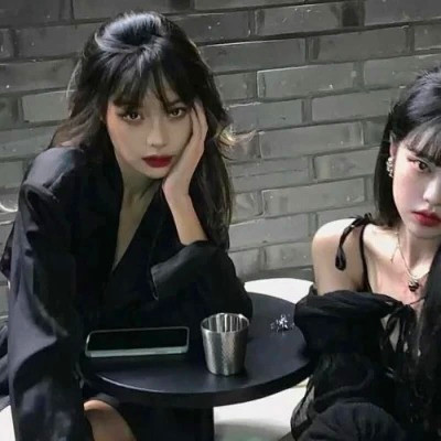 温柔神仙真人闺蜜头像两人超级好看