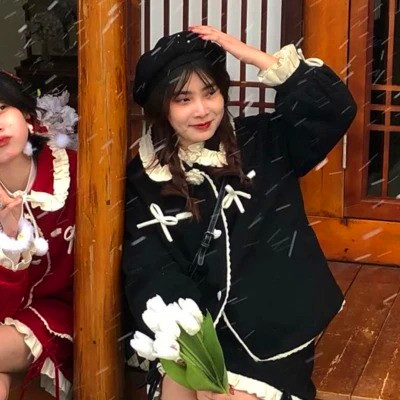 温柔神仙真人闺蜜头像两人超级好看