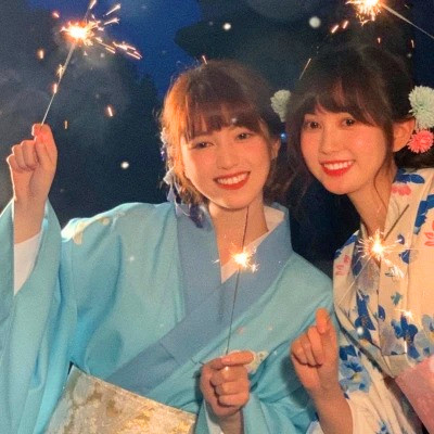 温柔神仙真人闺蜜头像两人超级好看