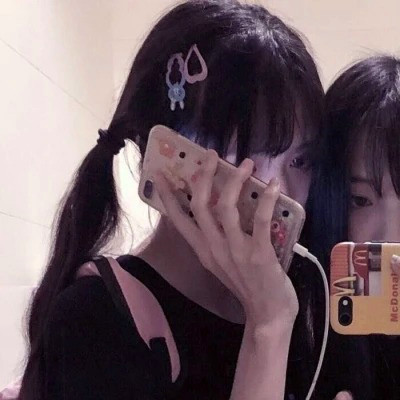 温柔神仙真人闺蜜头像两人超级好看