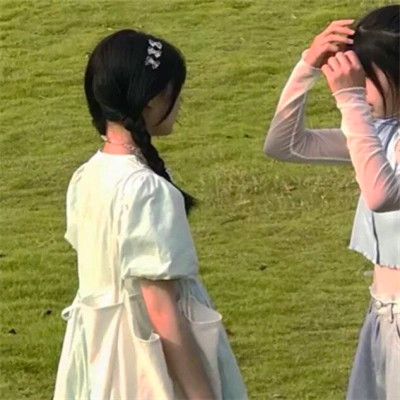 温柔神仙真人闺蜜头像两人超级好看