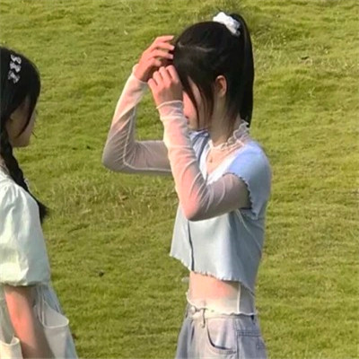 温柔神仙真人闺蜜头像两人超级好看