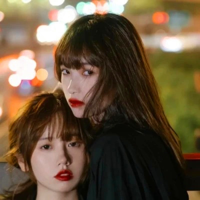 温柔神仙真人闺蜜头像两人超级好看