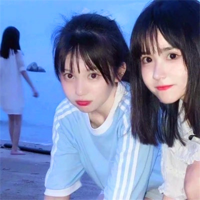 温柔神仙真人闺蜜头像两人超级好看