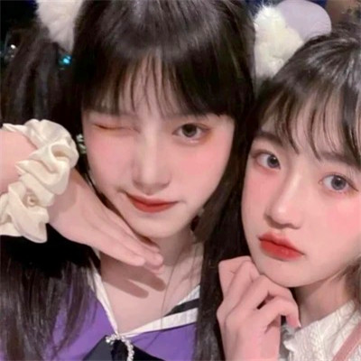 温柔神仙真人闺蜜头像两人超级好看