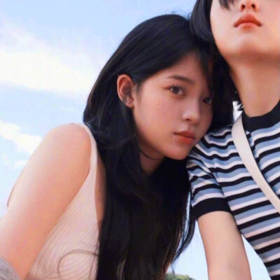 温柔神仙真人闺蜜头像两人超级好看
