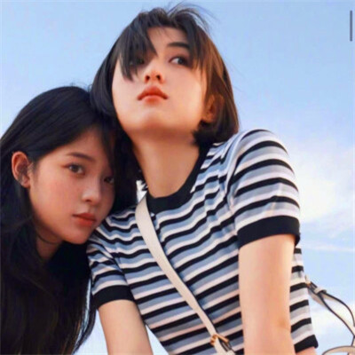 温柔神仙真人闺蜜头像两人超级好看