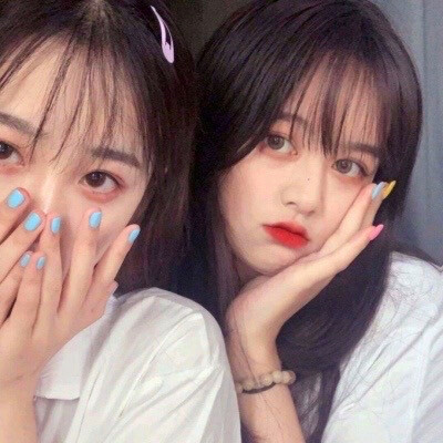 温柔神仙真人闺蜜头像两人超级好看