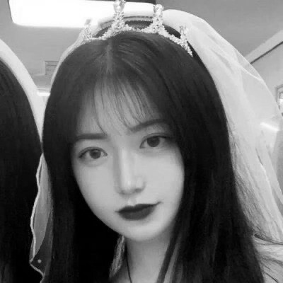 高级闺蜜头像真人黑白高清图片