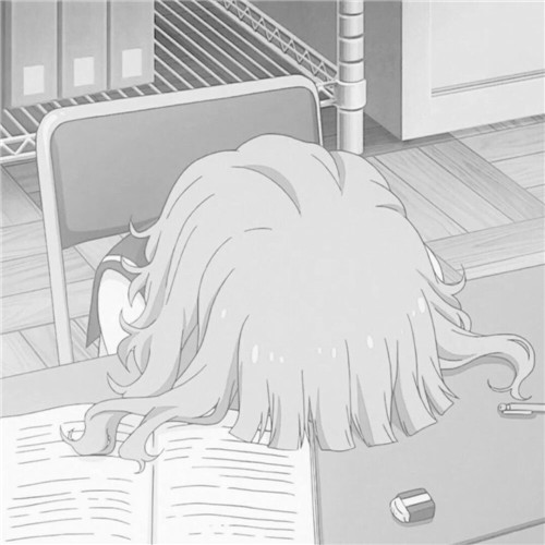 二人闺蜜女生黑白动漫头像图片