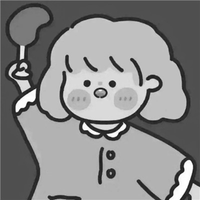 情侣头像高级黑白一左一右图片