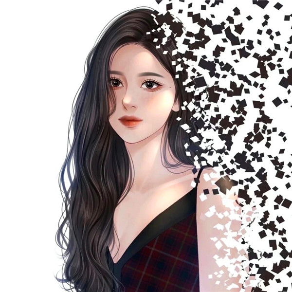 手绘一男一女成熟情头图片