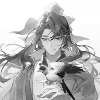 古风头像黑白男