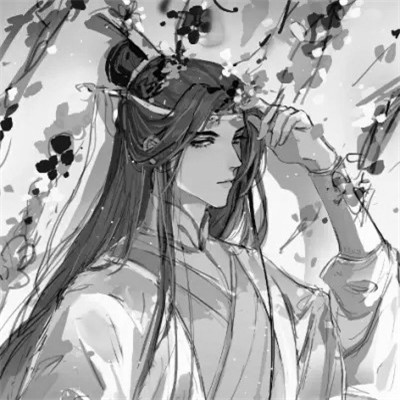 古风头像黑白男