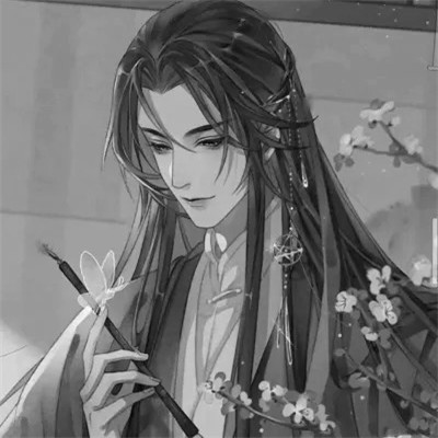 古风头像黑白男