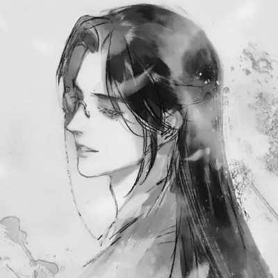 古风头像黑白男