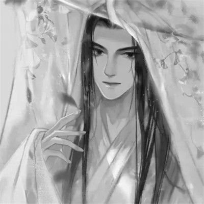 古风头像黑白男