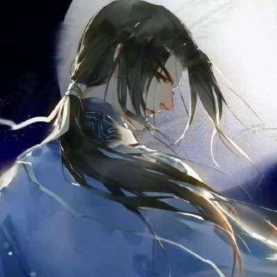 唯美古风淡雅男子头像图片