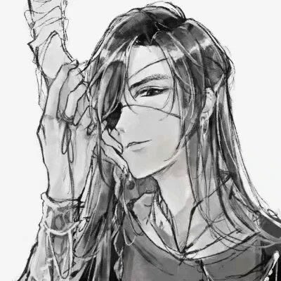 唯美古风淡雅男子头像图片