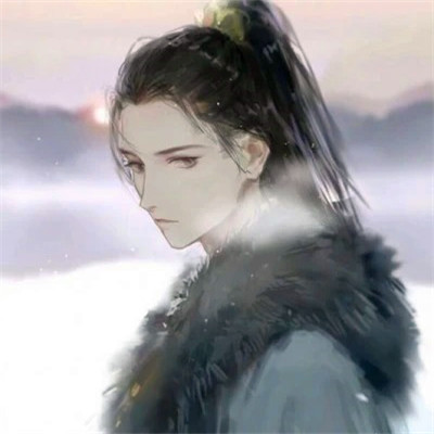 唯美古风淡雅男子头像图片