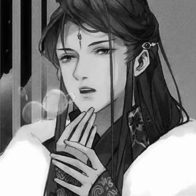 唯美古风淡雅男子头像图片