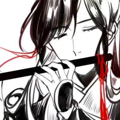 唯美古风淡雅男子头像图片