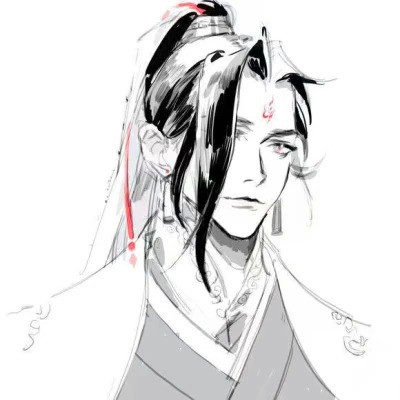 唯美古风淡雅男子头像图片