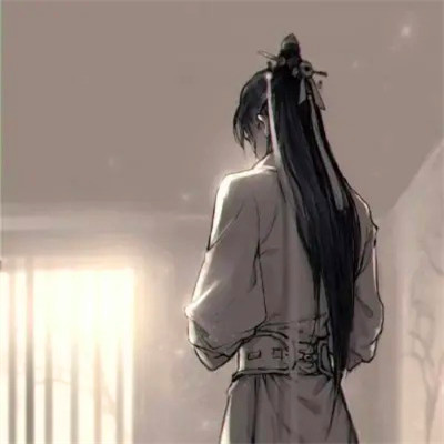 唯美古风淡雅男子头像图片
