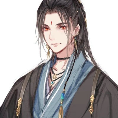 唯美古风淡雅男子头像图片