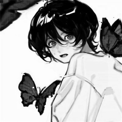 2025最新黑白头像男生高清图片