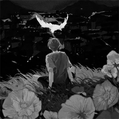 2025最新黑白头像男生高清图片