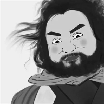 搞怪黑白头像