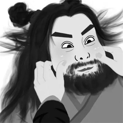 搞怪黑白头像