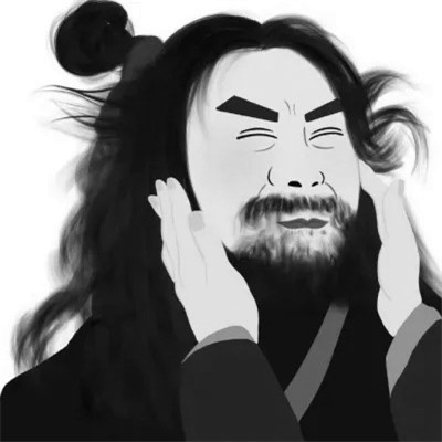 搞怪黑白头像