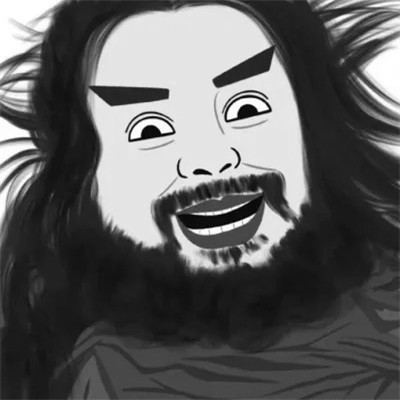 搞怪黑白头像