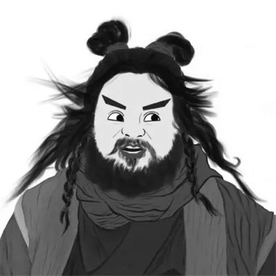 搞怪黑白头像
