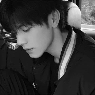2025男生真人黑白头像图片