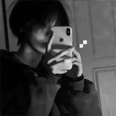 2025男生真人黑白头像图片