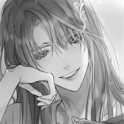 痞帅黑白动漫男头像图片