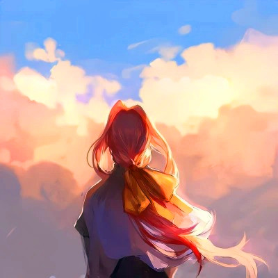 动漫女生高清精致头像图片