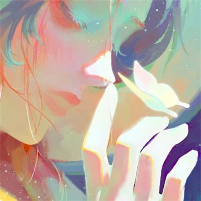 动漫女生高清精致头像图片