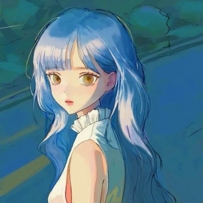 动漫女生高清精致头像图片