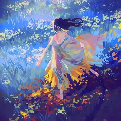 动漫女生高清精致头像图片