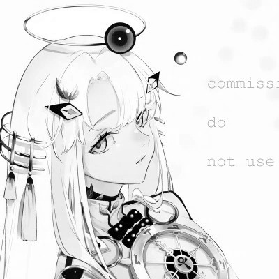 动漫黑白女生头像图片